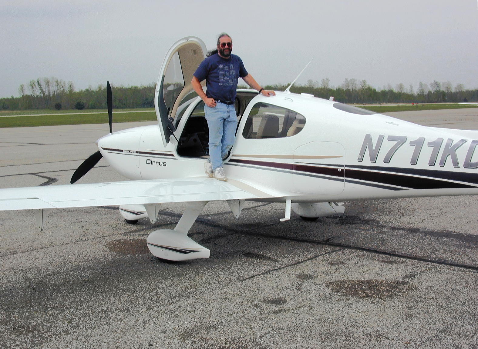 Pilot and plane