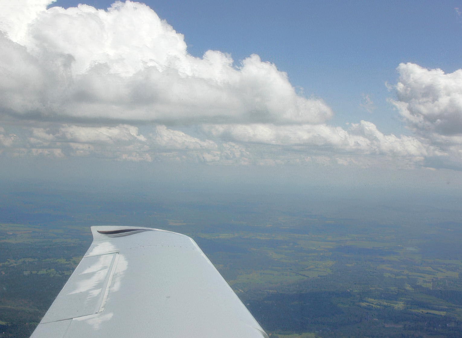 over upper peninsula of Michigan