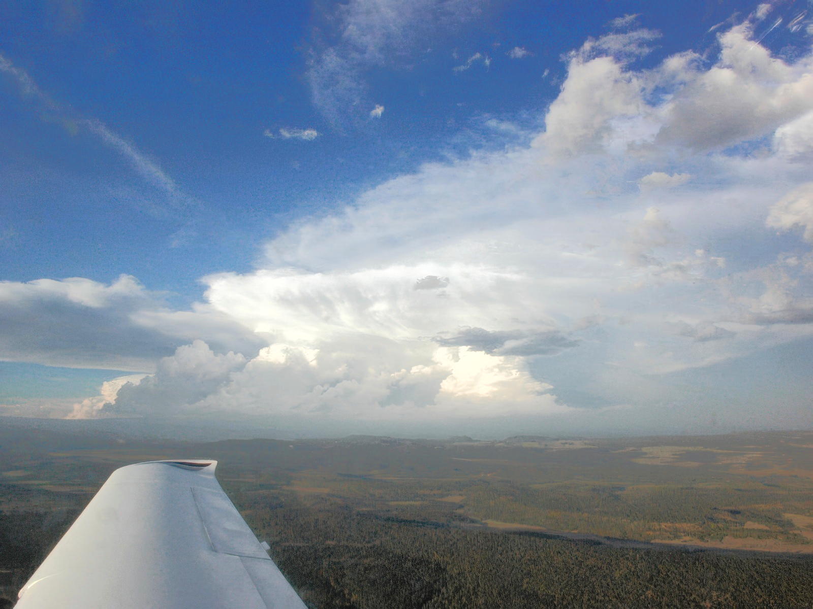 After a whole lotta flatness, the terrain slowly starts to change