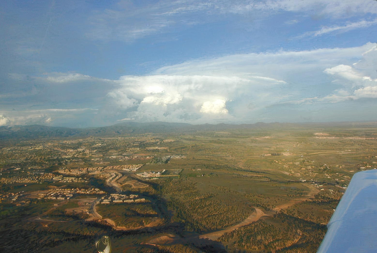 Coming into Santa Fe
