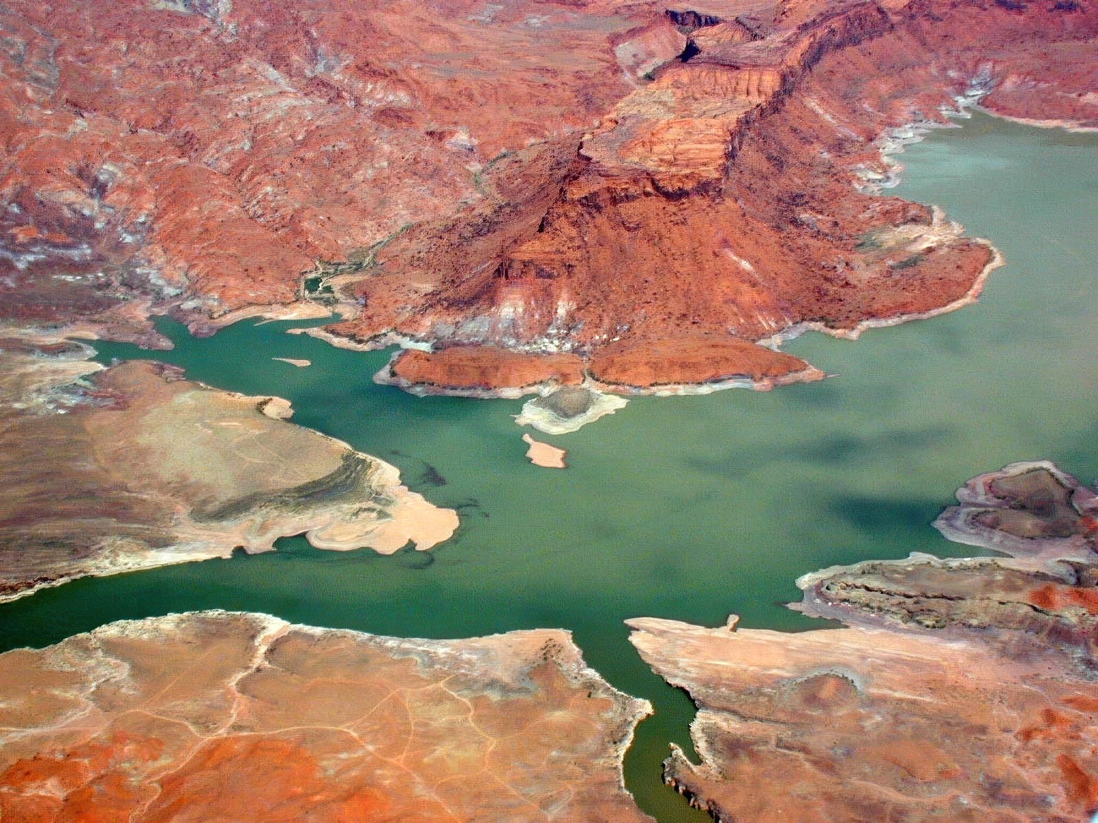 A very green lake