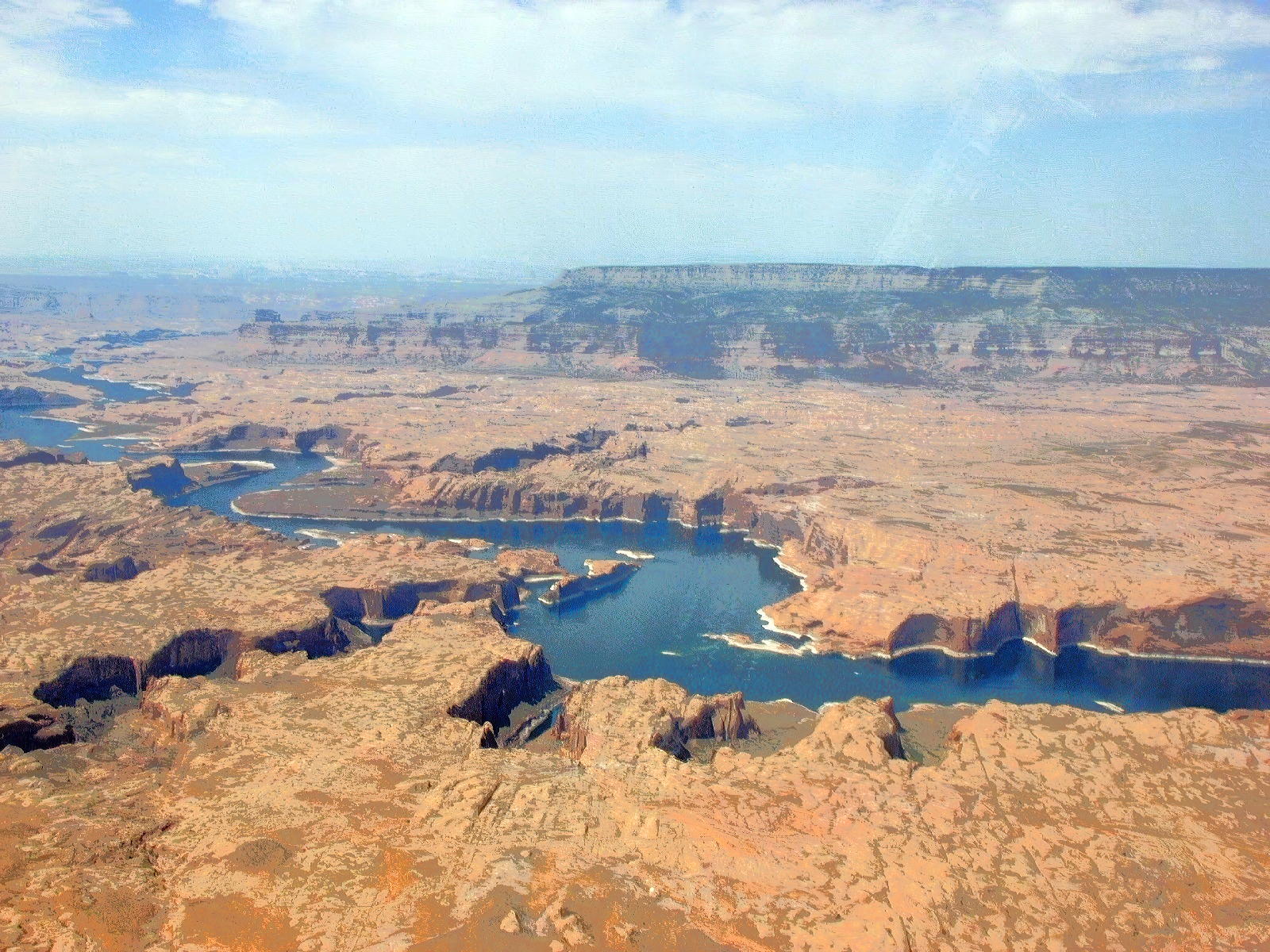 Approaching Lake Powell