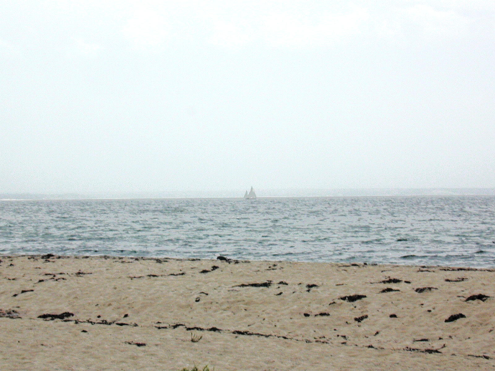 Schooner in the distance