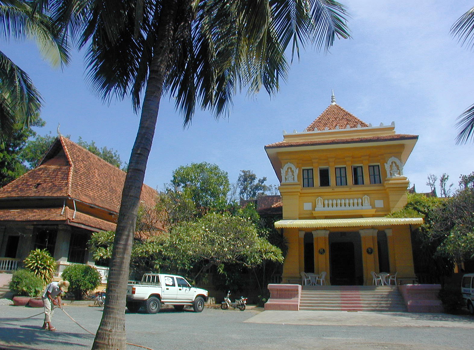 Home base in Phnom Penh, the lovely old Renakse Hotel