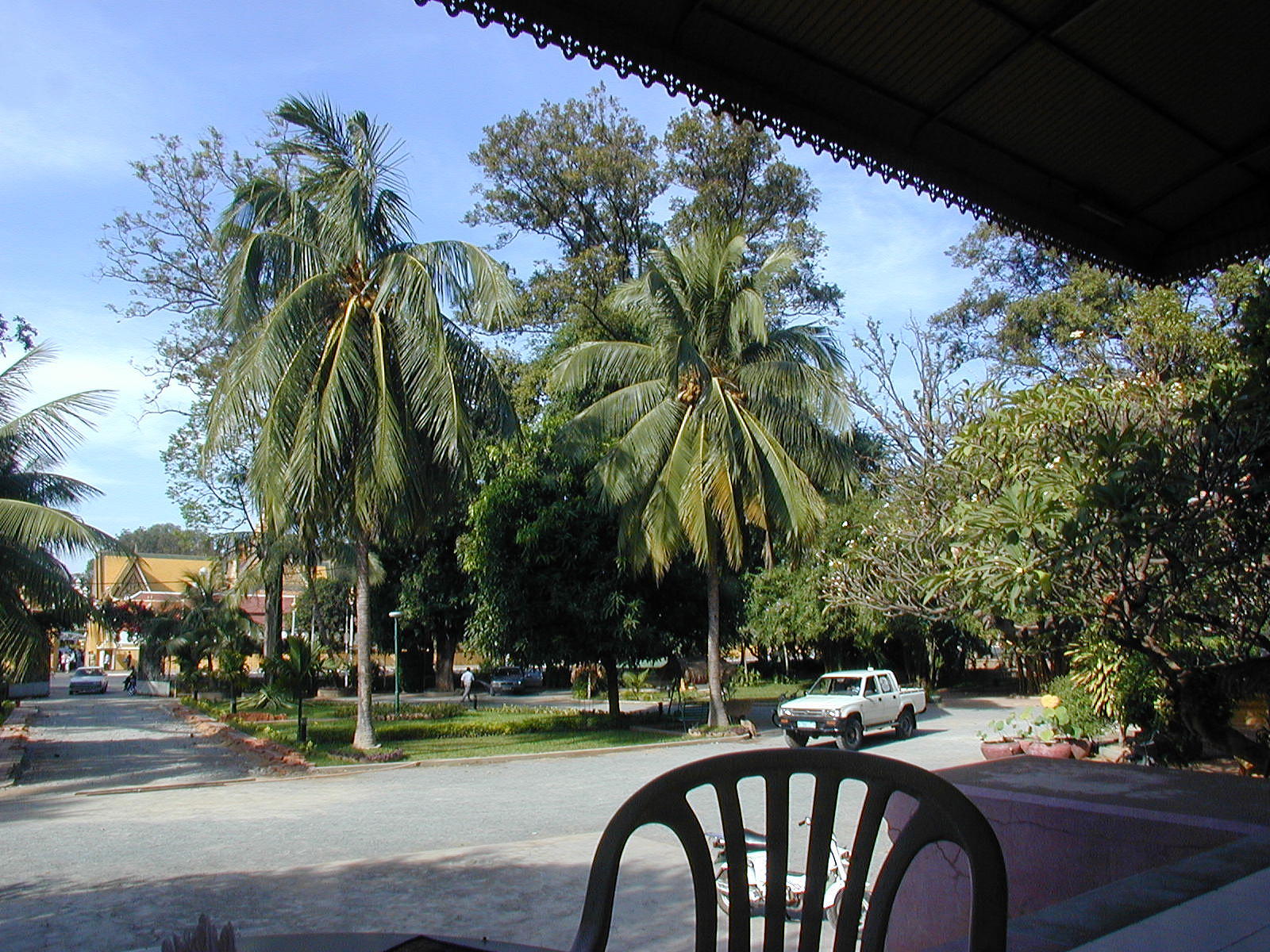 view from the breakfast table