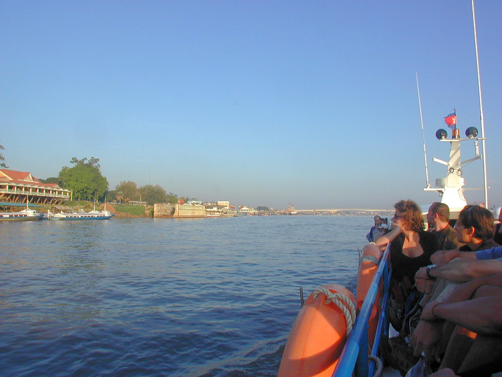 Leaving Phnom Penh at dawn