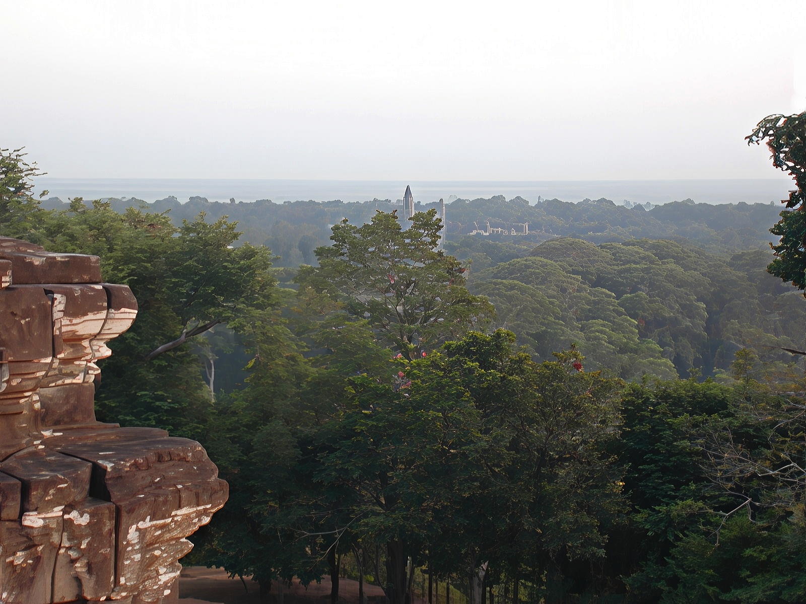Forgotten in the jungle for centuries, the first glimpse of Angkor by Western eyes was probably a lot like this
