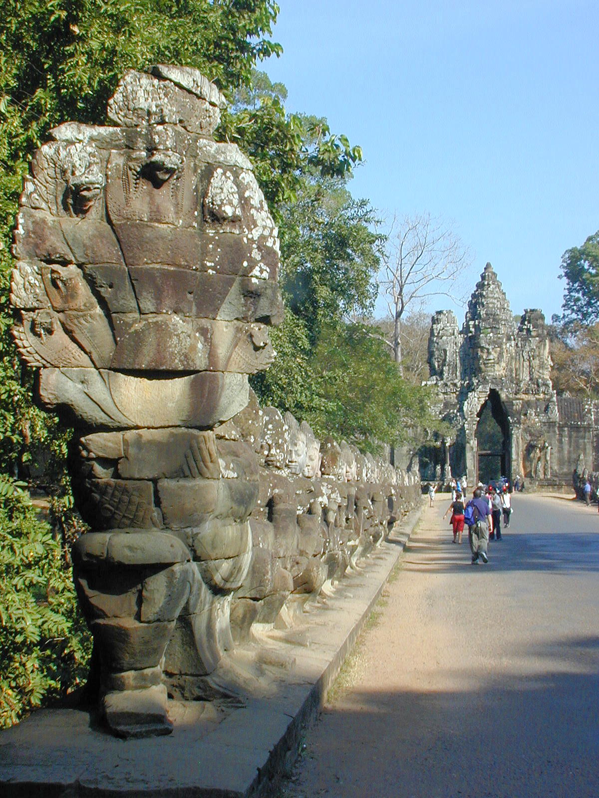One of the many gates of Angkor