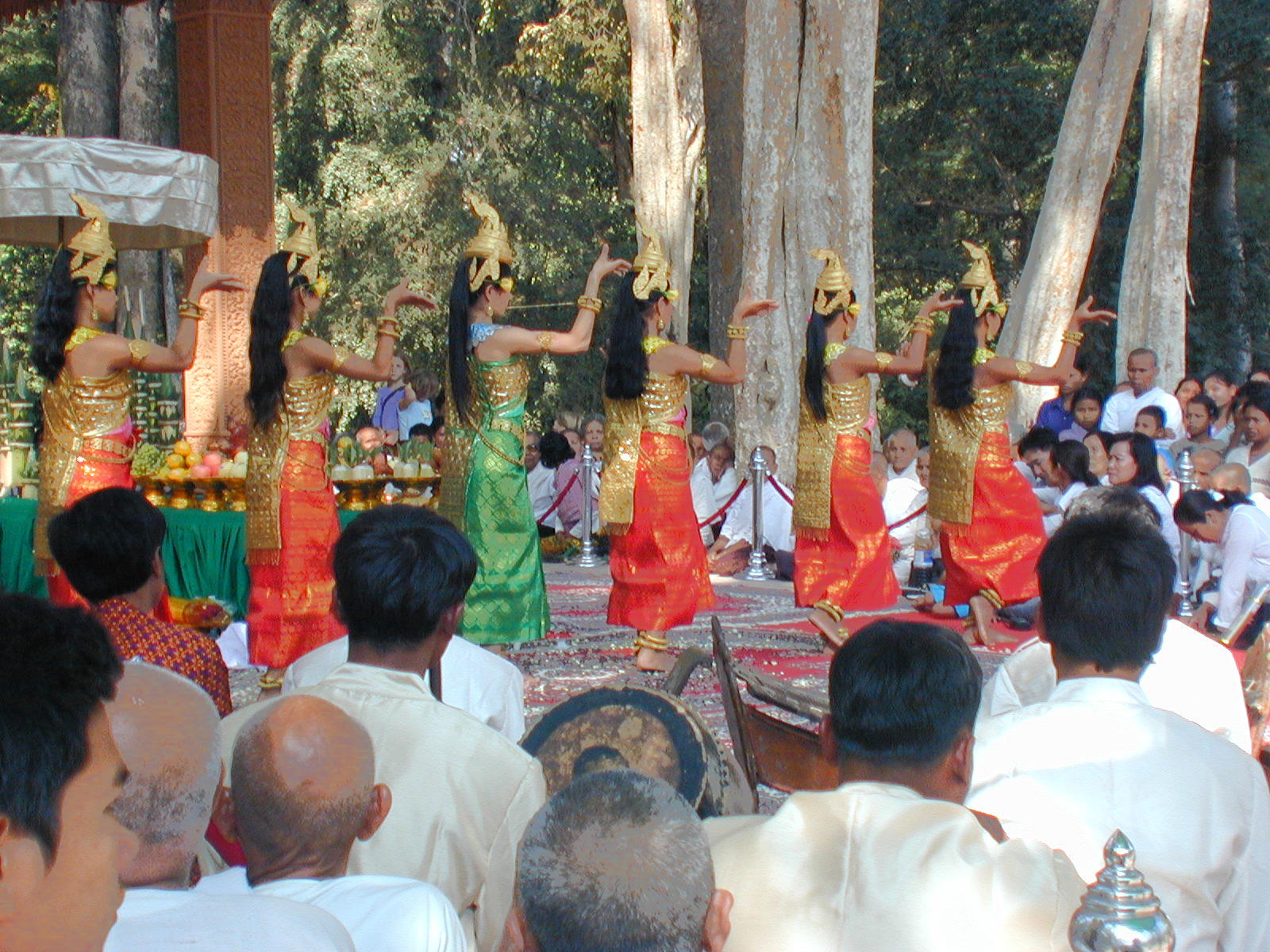 A Buddhist temple dance at the Bayon
