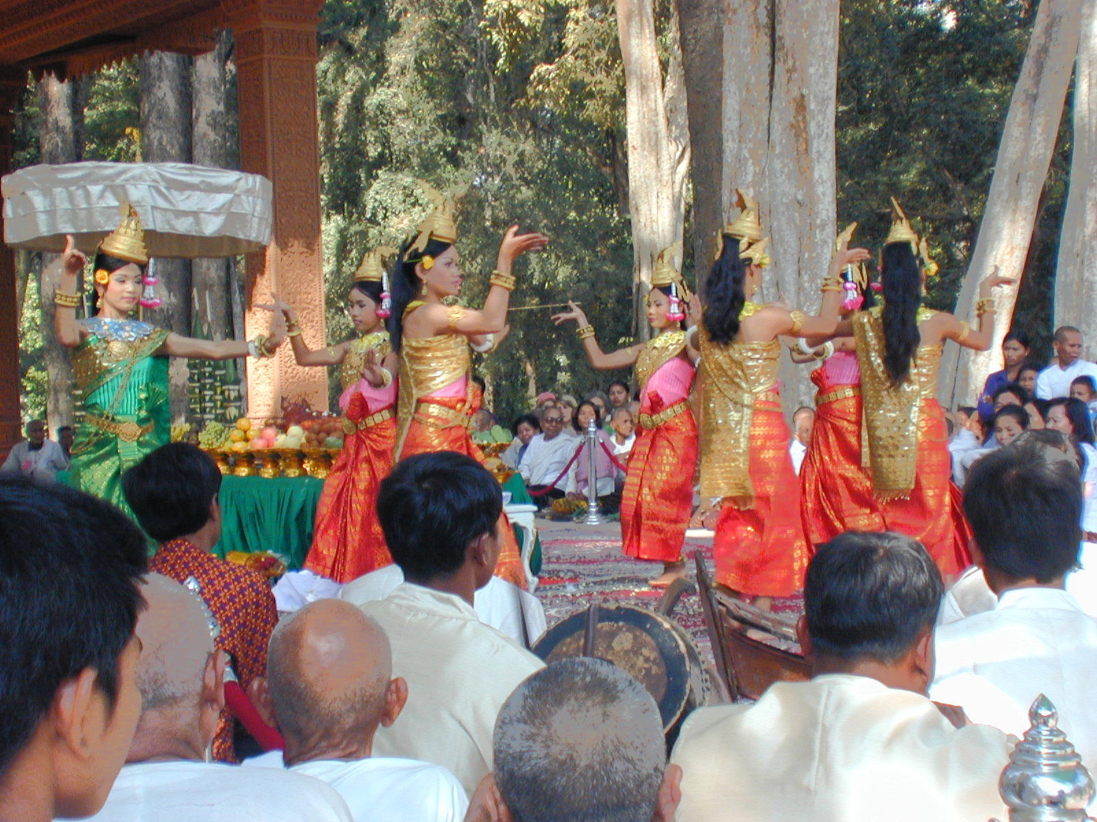 A Buddhist temple dance at the Bayon