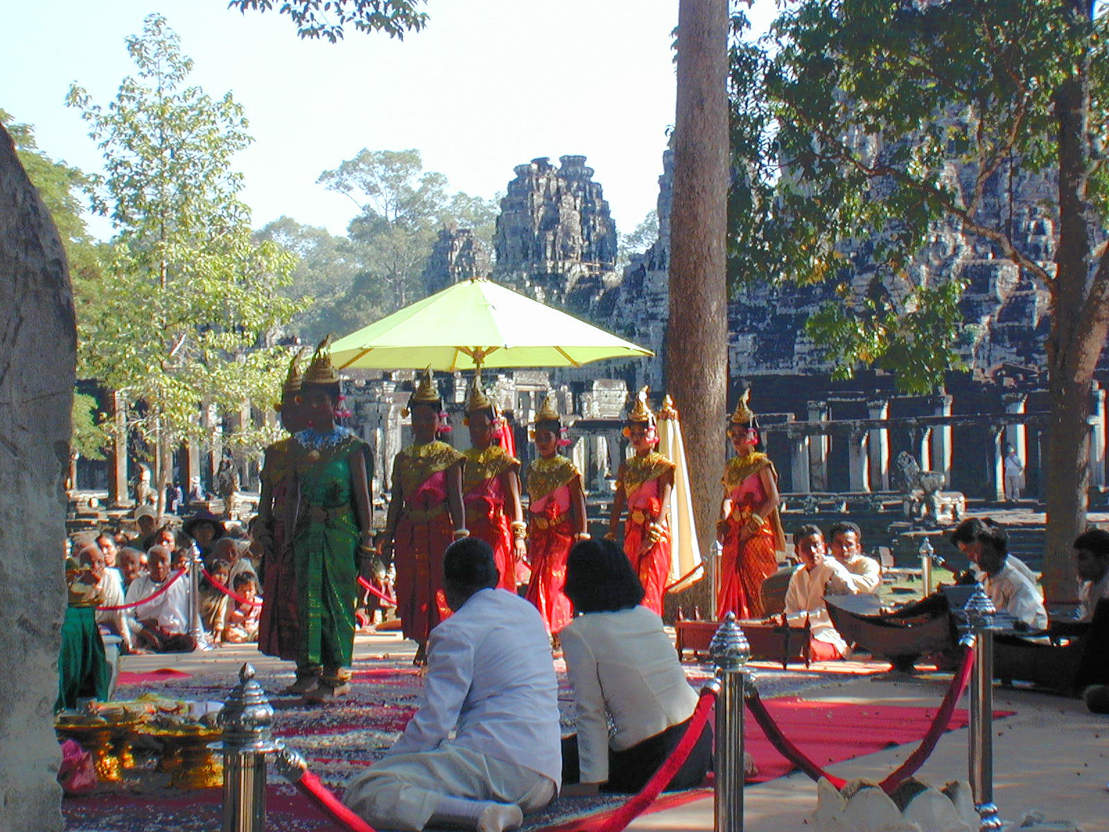 A Buddhist temple dance at the Bayon