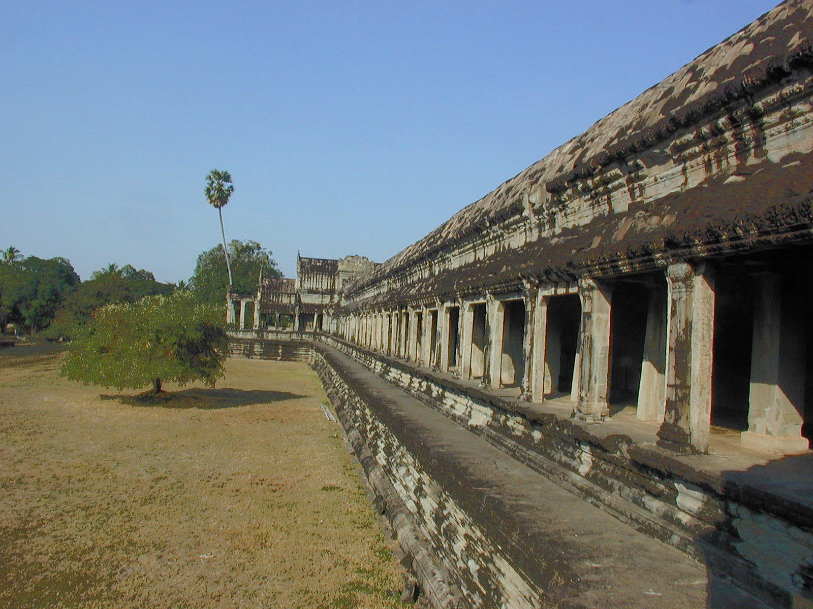 One wing of the temple