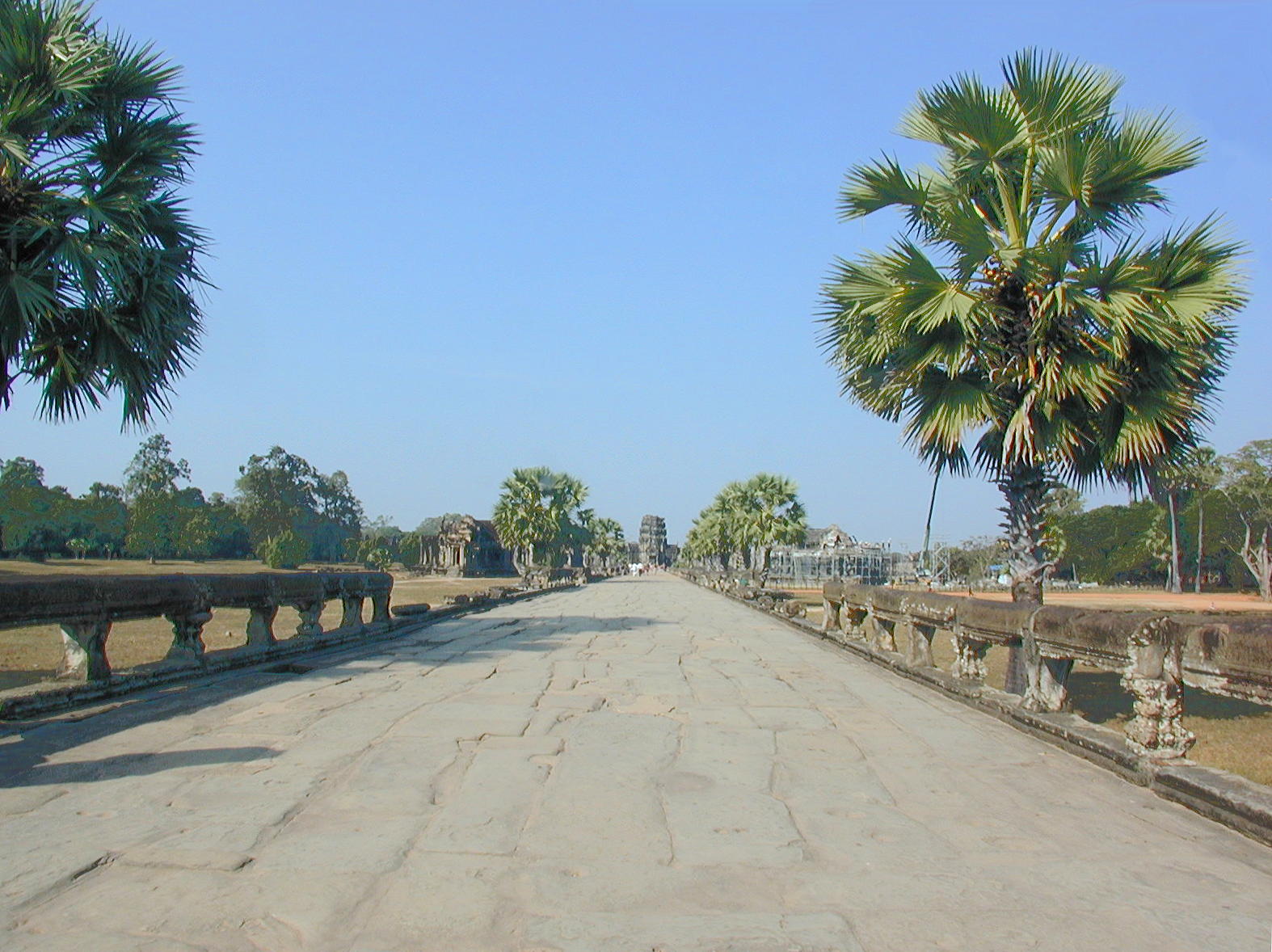 Causeway to the main gate