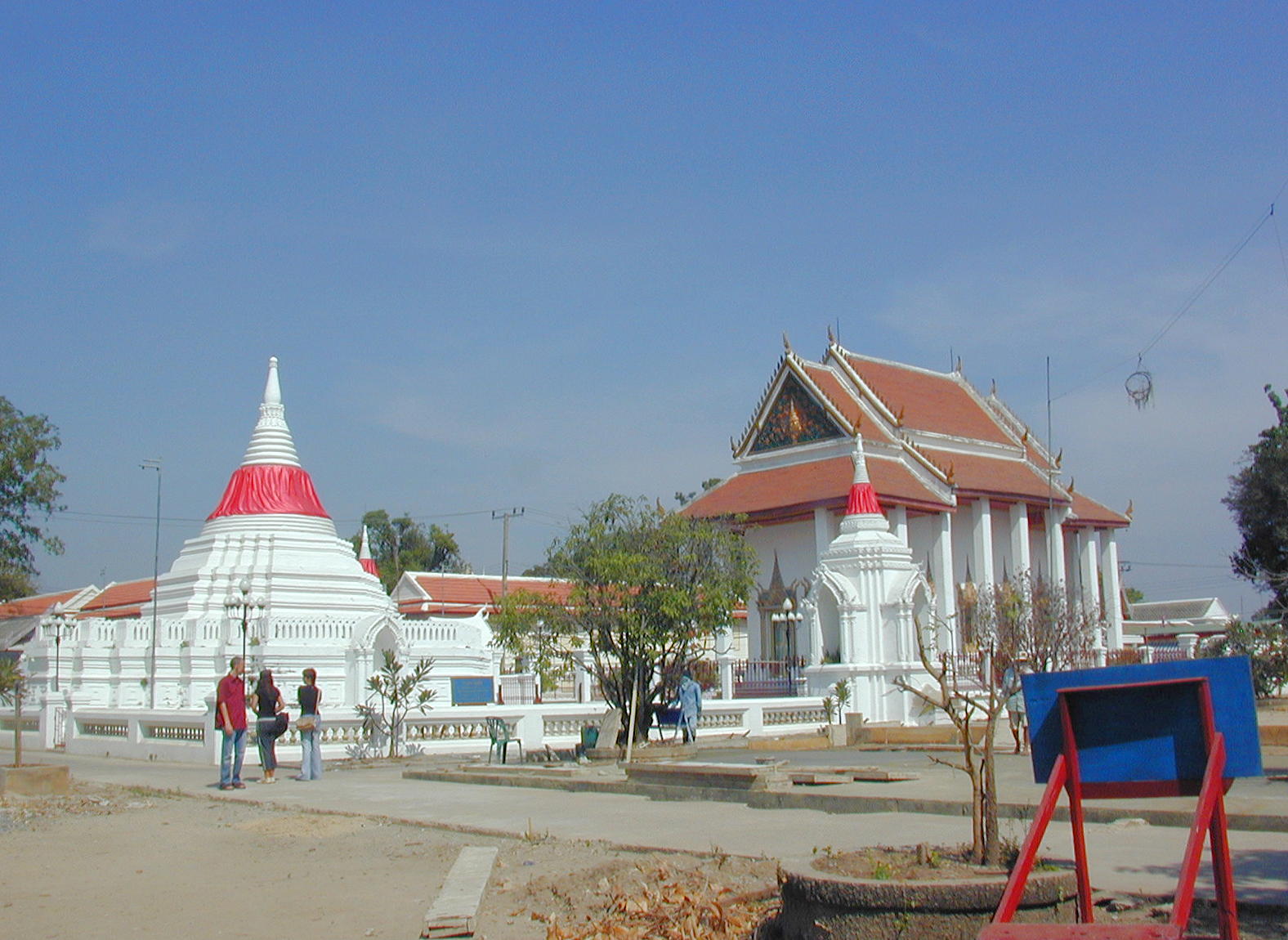 Visiting the local wat