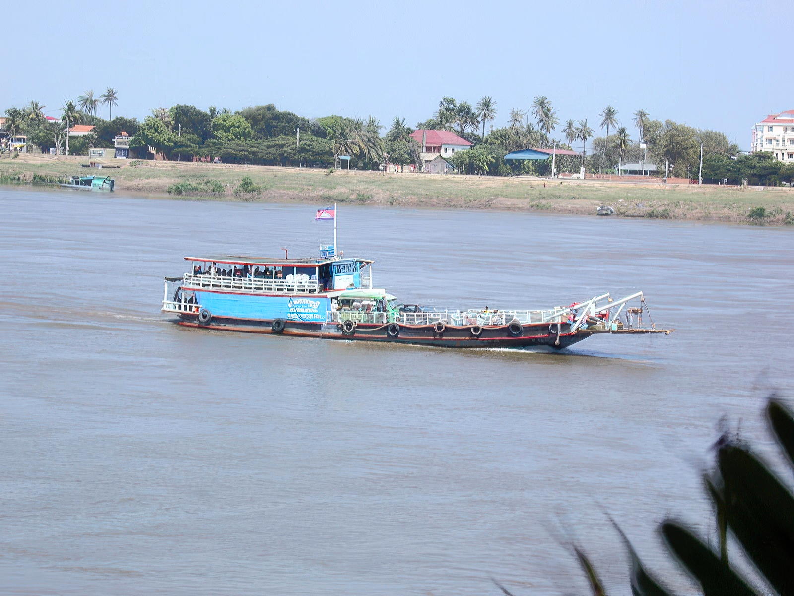 Boats on the Tonle Sap River
